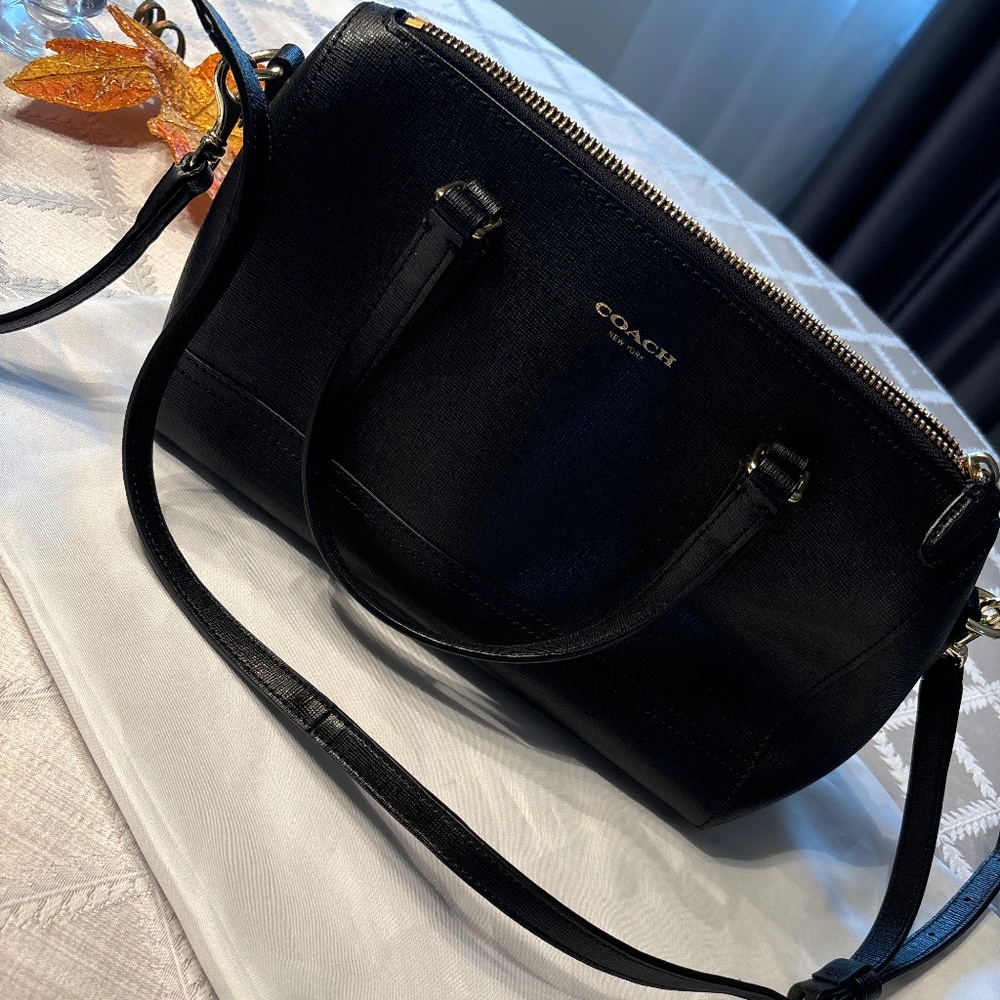 Black Coach Crossbody/handles  Bag